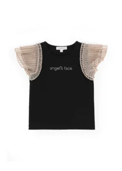 Angel's Face T-shirt Nera