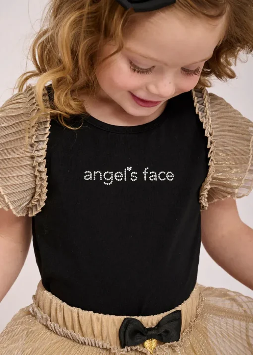 Angel's Face T-shirt Nera