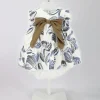 Barcellino Abito con Culotta Fantasia Bianco/Blu per Neonate