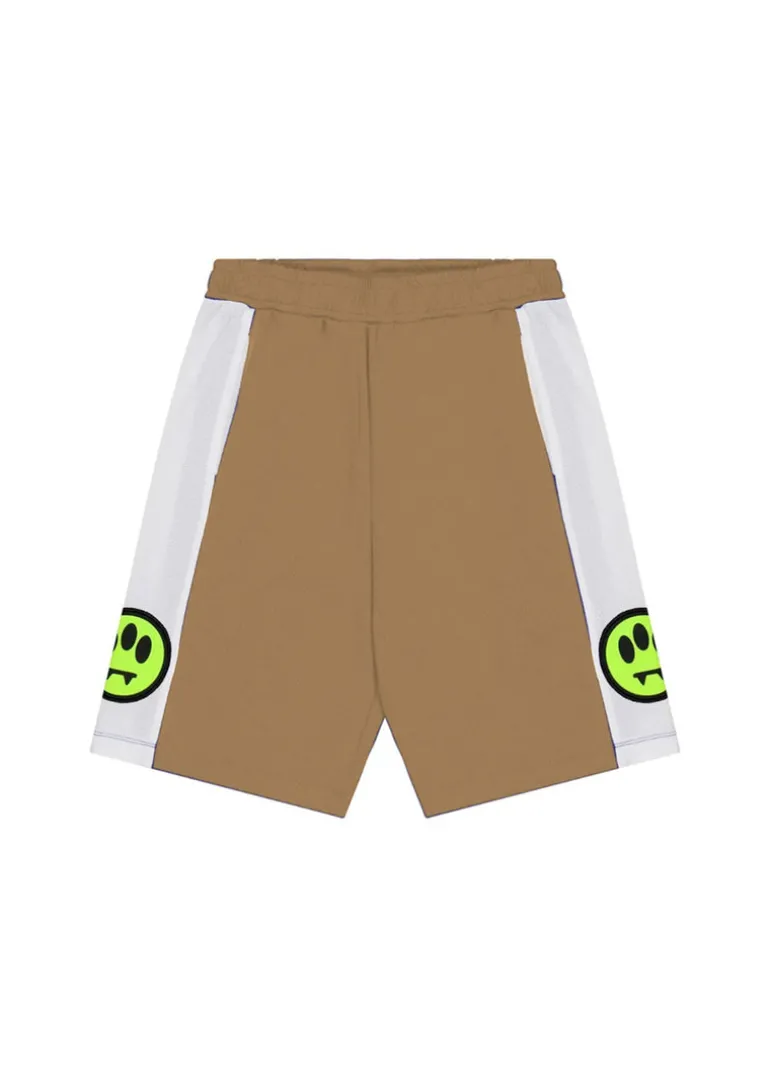 Barrow Kids Bermuda Bianco/Beige con Smile per Bambini