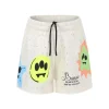 Barrow Kids Short Crema con Stampa e Strass per Bambine
