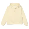 Calvin Klein Kids Felpa Panna con Cappuccio per Bambine