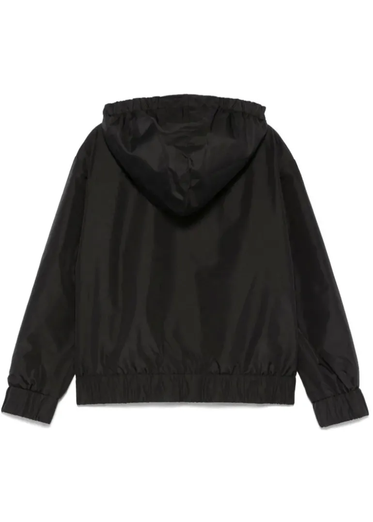 Calvin Klein Kids Giubbino a Vento Nero per Bambini