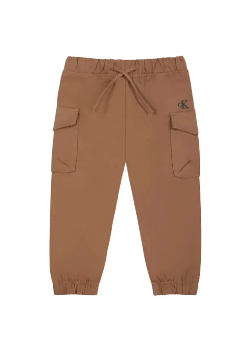 Calvin Klein Kids Pantaloni Biscotto per Neonati