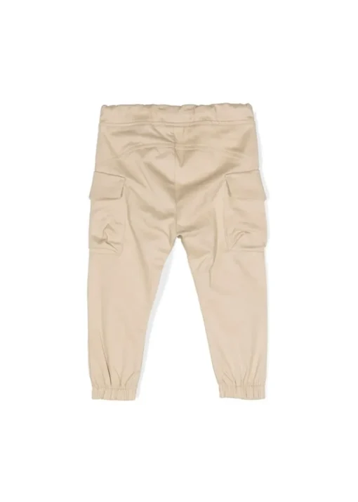 Calvin Klein Kids Pantaloni Beige Stile Cargo per Neonati