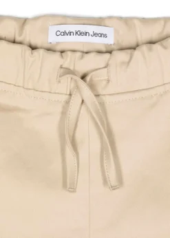 Calvin Klein Kids Pantaloni Beige Stile Cargo per Neonati