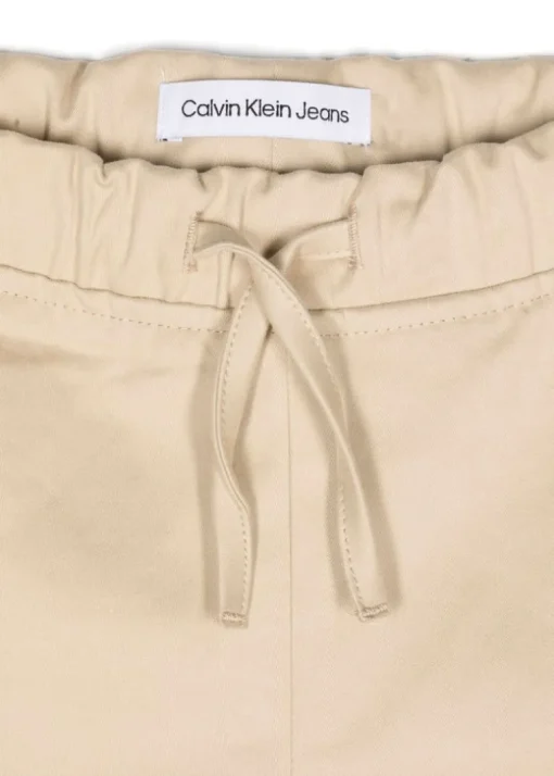Calvin Klein Kids Pantaloni Beige Stile Cargo per Neonati