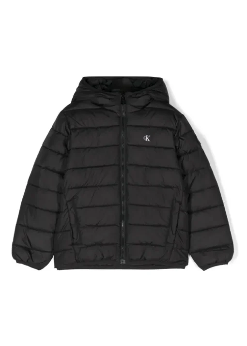 Calvin Klein Kids Piumino Nero per Bambini