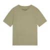 Calvin Klein Kids T-shirt Verde con Logo per Bambini