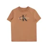 Calvin Klein Kids T-shirt Biscotto con CK per Neonati