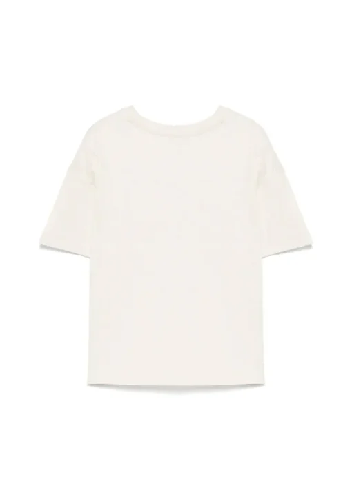 Calvin Klein Kids T-shirt Beige con CK per Bambini