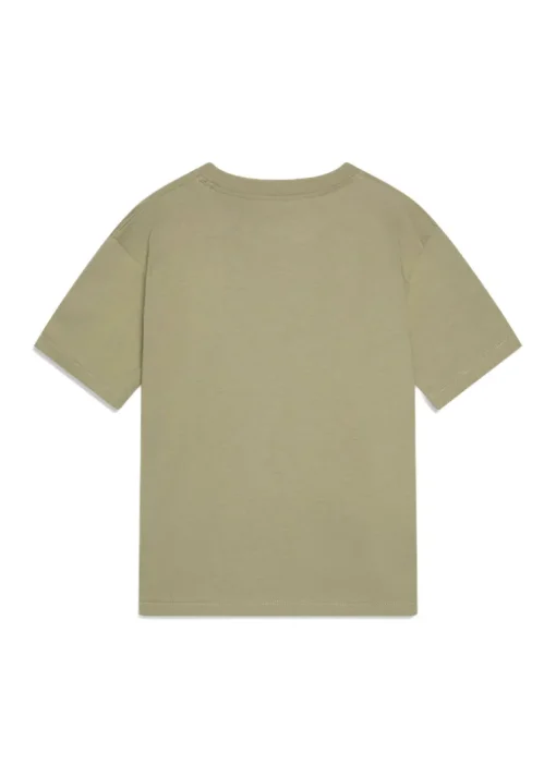 Calvin Klein Kids T-shirt Verde con Logo per Bambini