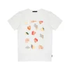 Daniele Alessandrini T-shirt Bianca con Fantasia Books per Bambini