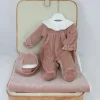 Deolinda Completo Terracotta per Neonate