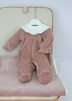 Deolinda Completo Terracotta per Neonate