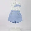 Deolinda T-shirt con Shots Azzurri per Neonate