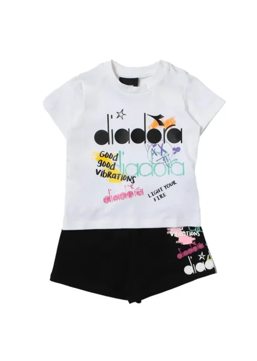 Diadora Neonata Completo Bianco/nero