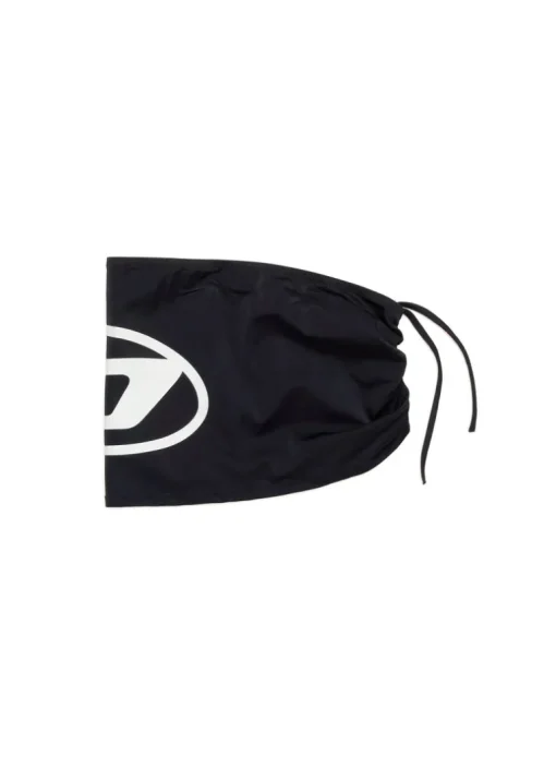Diesel Kids Copricostume Nero con Oval D per Bambine