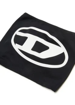 Diesel Kids Copricostume Nero con Oval D per Bambine