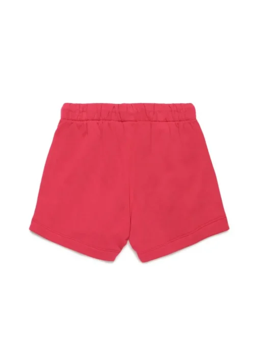 Diesel Kids Shorts Fucsia con Micro Oval D per Bambine