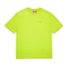 Diesel Kids T-shirt Verde Mela con Logo e Macro Oval D per Bambini