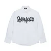 Dsquared2 Kids Camicia Bianca con Stampa Logo per Bambini
