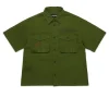 Dsquared2 Kids Camicia Verde Militare per Bambini