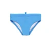 Dsquared2 Kids Costume Slip Azzurro con Grafica Beach per Neonati