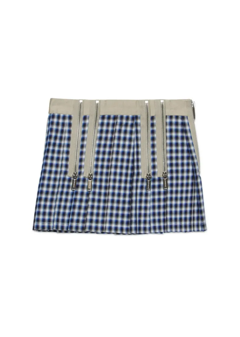 Dsquared2 Kids Gonna a Quadri con Zip per Bambine