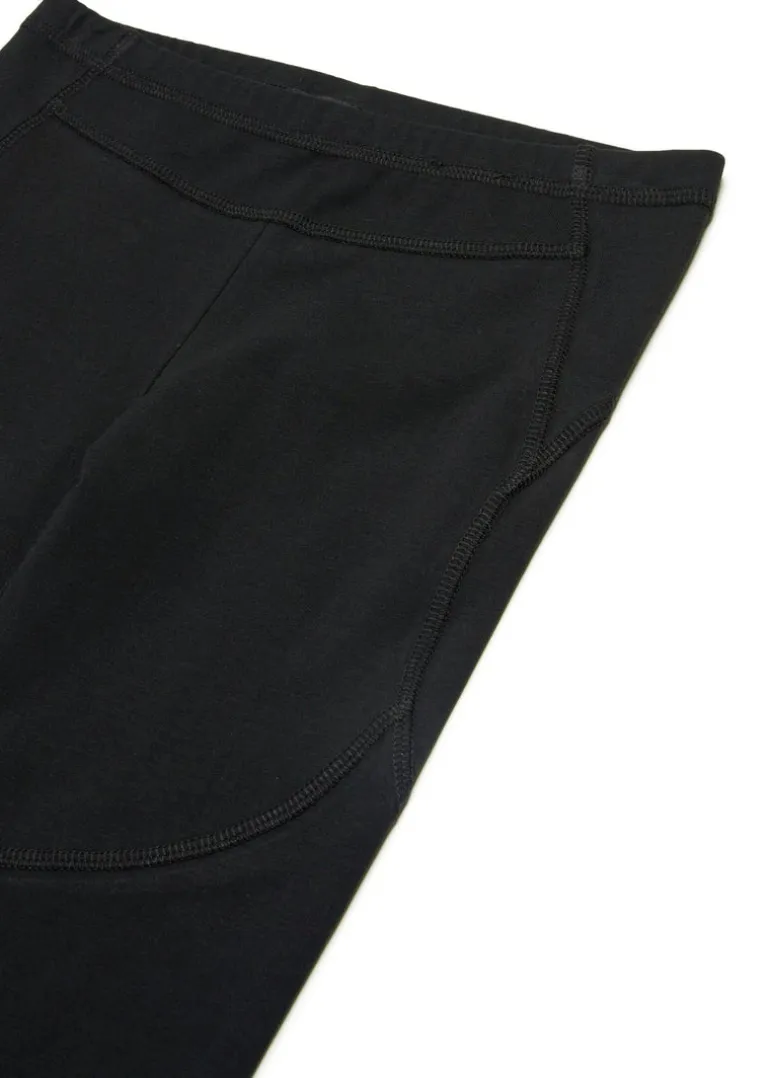 Dsquared2 Kids Leggings Neri con Stampa ICON per Bambine