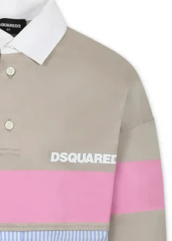 Dsquared2 Kids Polo con Design color-block
