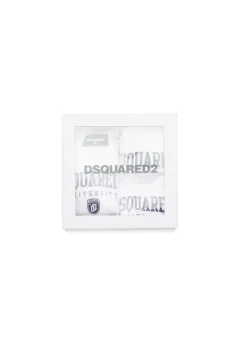 Dsquared2 Kids Set Nascita Bianco per Neonati