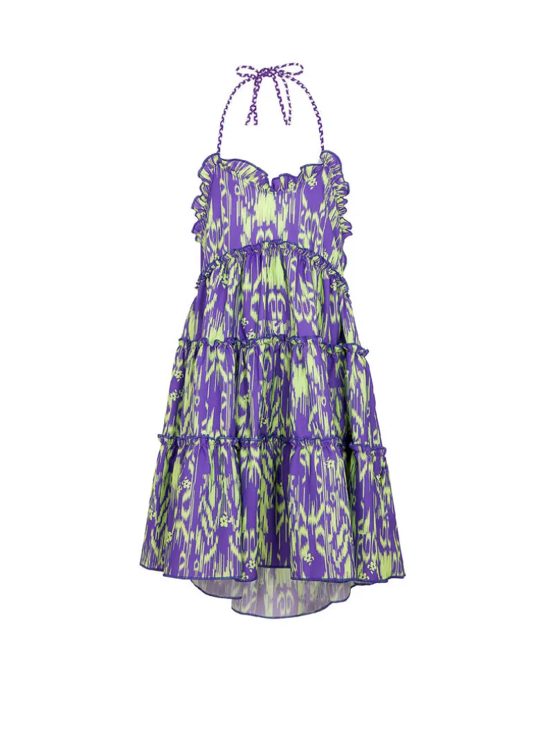 Effek Copricostume Abito Viola/Verde per Bambine