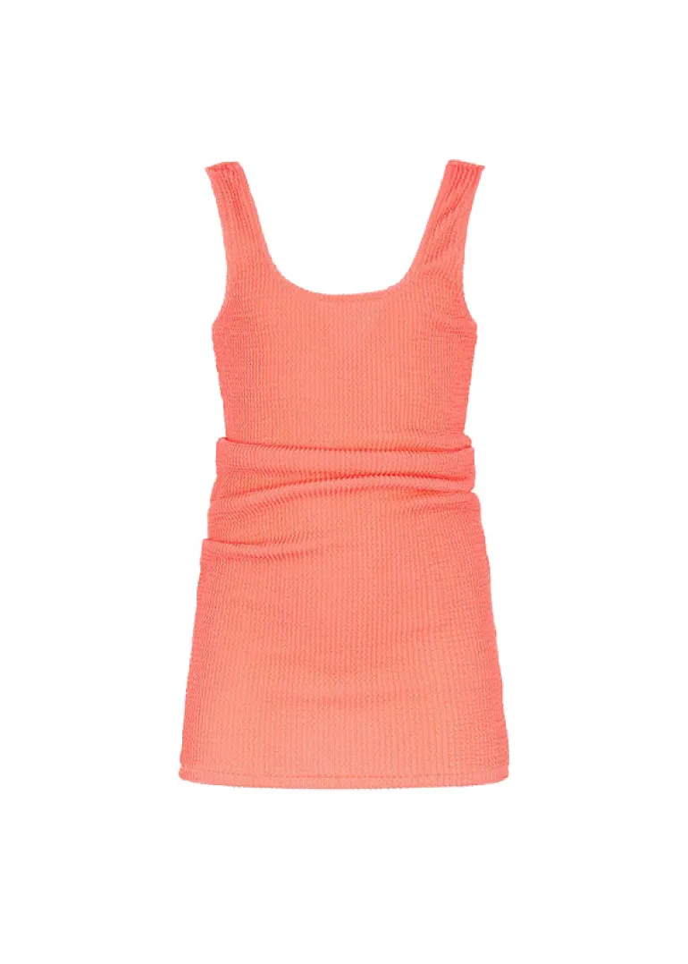 EffeK Copricostume Abito Corallo Fluo Clear per Bambine