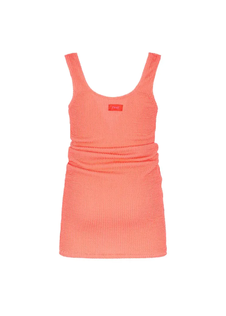 EffeK Copricostume Abito Corallo Fluo Clear per Bambine