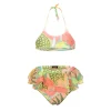 Effek Costume Bikini Fantasia Fruits con Ruches per Neonate