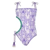 Effek Costume Monokini Fantasia Viola/Tiffany per Bambine