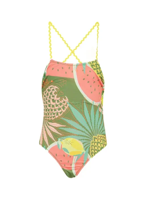 EffeK Costume Monokini Fantasia Fruits per Bambine