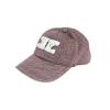 Elisabetta Franchi La Mia Bambina Cappello Prugna con Logo per Bambine