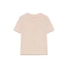 Elisabetta Franchi La Mia Bambina T-shirt Rosa con Ricamo per Neonate