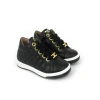 Elisabetta Franchi La Mia Bambina Sneakers Nere Trapuntate per Neonate