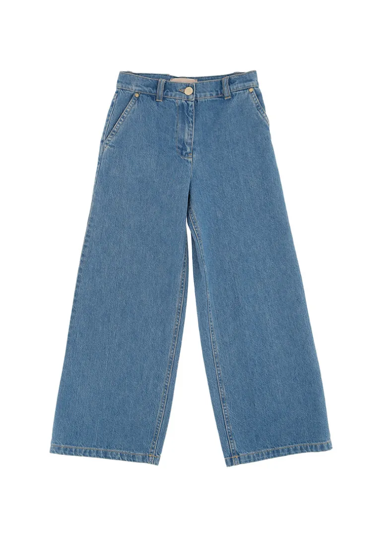 Elisabetta Franchi La Mia Bambina Jeans Denim per Bambine