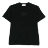 Elisabetta Franchi La Mia Bambina T-shirt Nera con Logo per Bambine