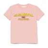 Elisabetta Franchi La Mia Bambina T-shirt Rosa con Ricamo per Bambine