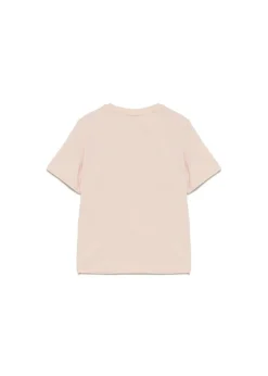 Elisabetta Franchi La Mia Bambina T-shirt Rosa con Ricamo per Neonate