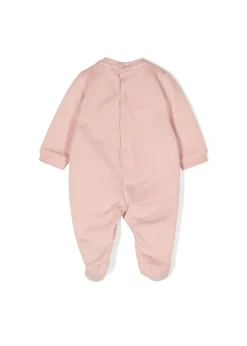 Elisabetta Franchi La Mia Bambina Tutina Desert Rose con Ricamo Logo per Neonate