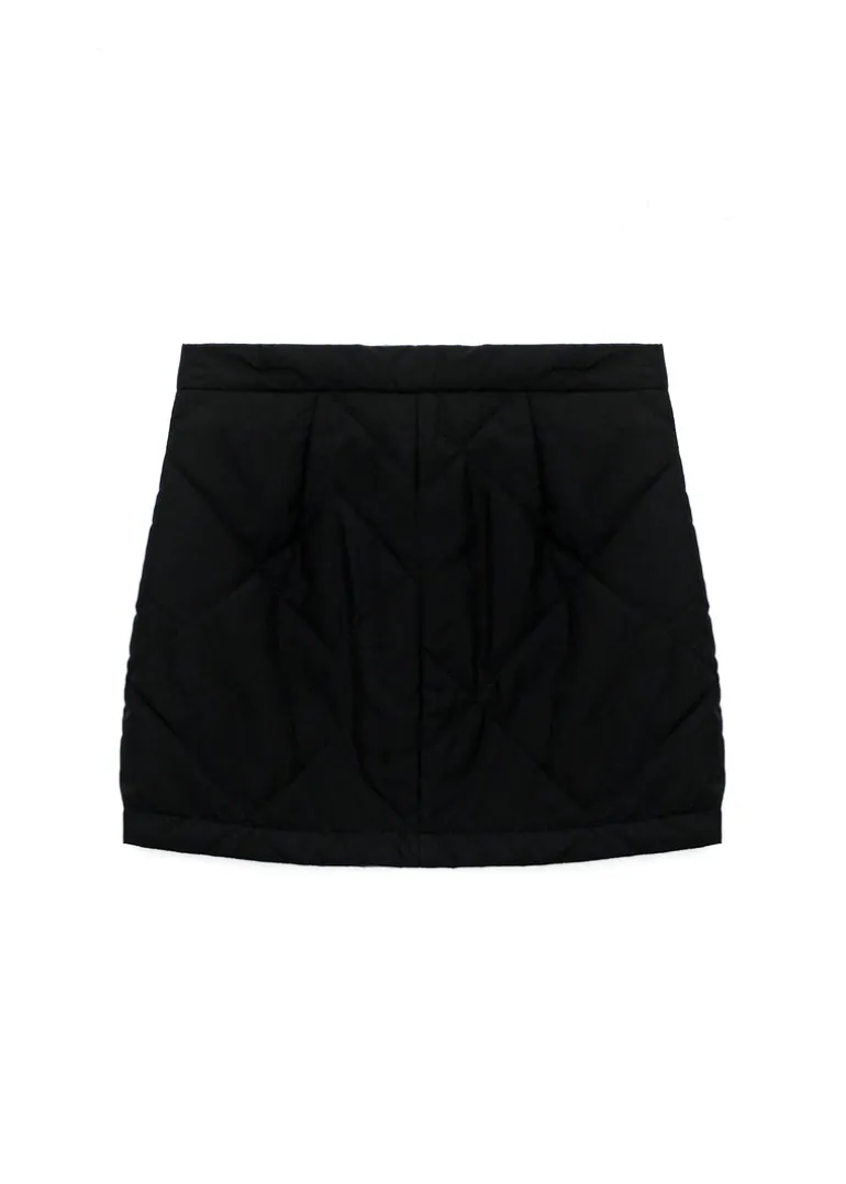 Elisabetta Franchi La Mia Bambina Gonna Trapuntata Nera per Bambine