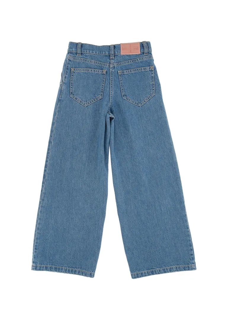 Elisabetta Franchi La Mia Bambina Jeans Denim per Bambine