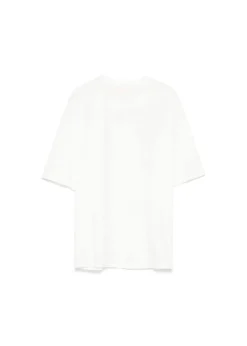 Elisabetta Franchi La Mia Bambina T-shirt Avorio con Stampa per Bambine