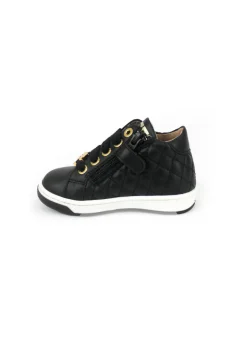 Elisabetta Franchi La Mia Bambina Sneakers Nere Trapuntate per Neonate
